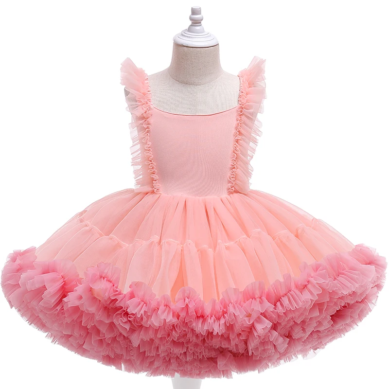 

Baby girl dress skirt girl suspenders net yarn princess skirt tutu skirt girl birthday party performance dress dance skirt