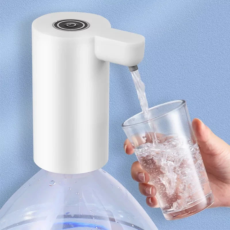 

USB Rechargeable Water Dispenser with Automatic Electric Pump for Water Gallon Bottle Drinking Bottle Dispenser for Kitchen Home