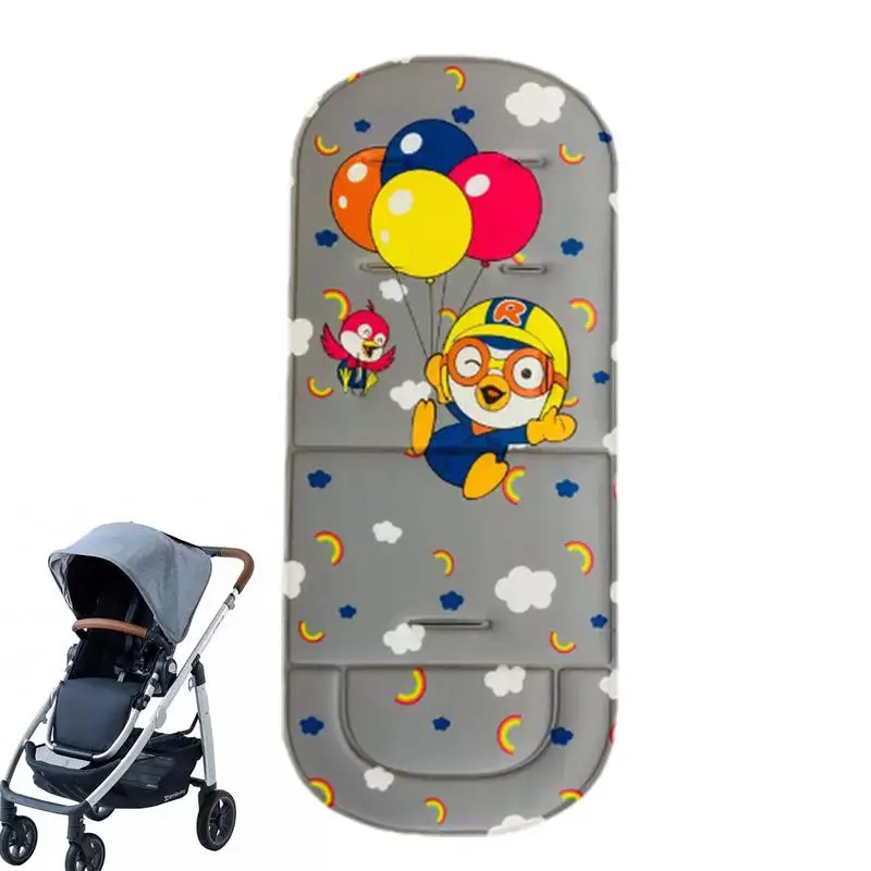 

Stroller Seat Pad Stroller Mattress Pad Breathable Pushchair Pad Mat Cushion Seat Liner With Holes Stroller Accessories