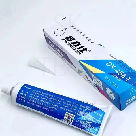 Kingboxer 100 г DX-458T светодиодный силиконовый резиновый процессор силиконовый клей смазка паста клей резиновый фиксированный водонепроницаемый