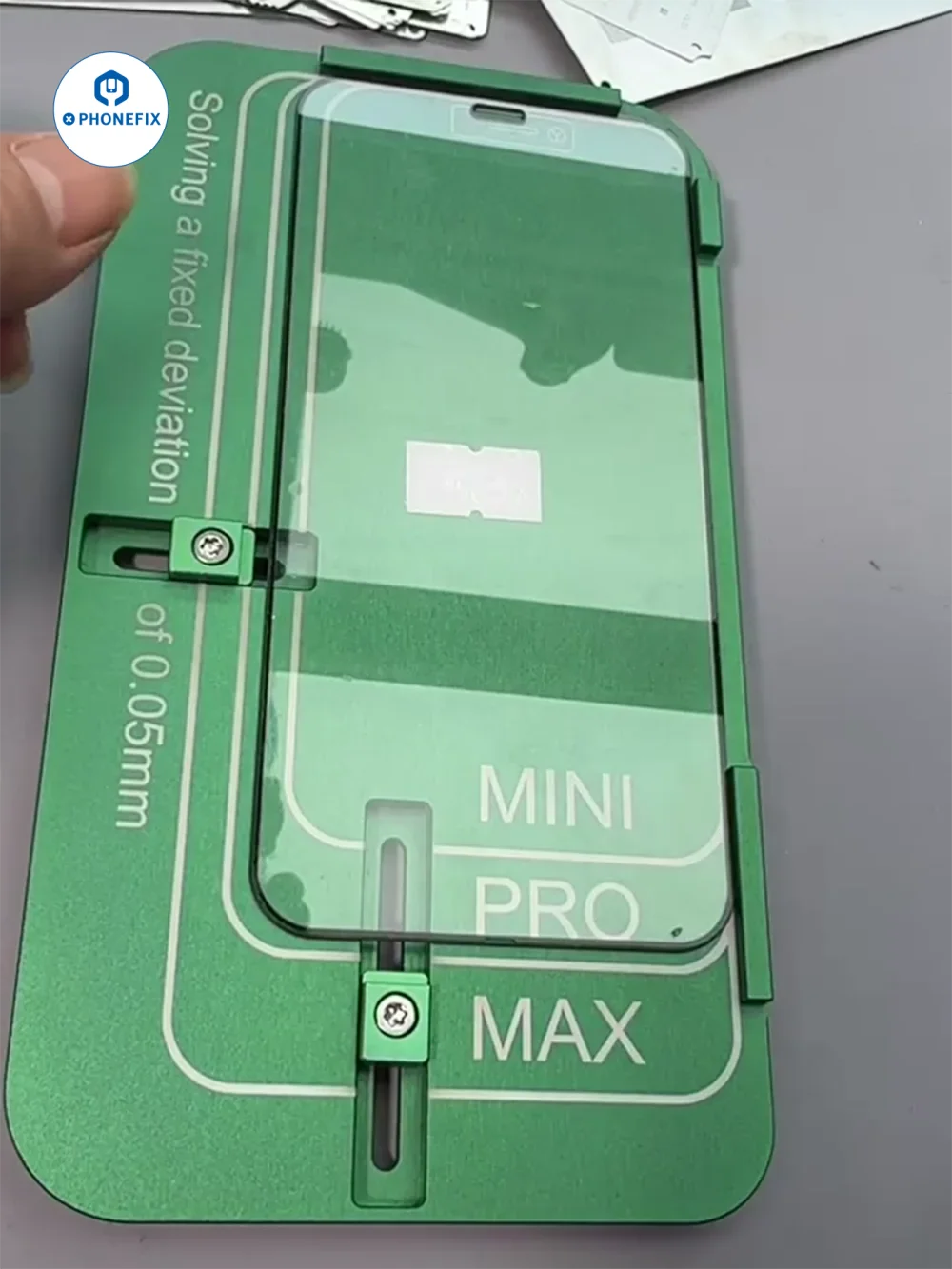 

Универсальный зажим для ламинирования M.Y для iPhone 12-17 Pro Max/мини-сенсорный экран и кронштейн, инструменты для ремонта местоположения