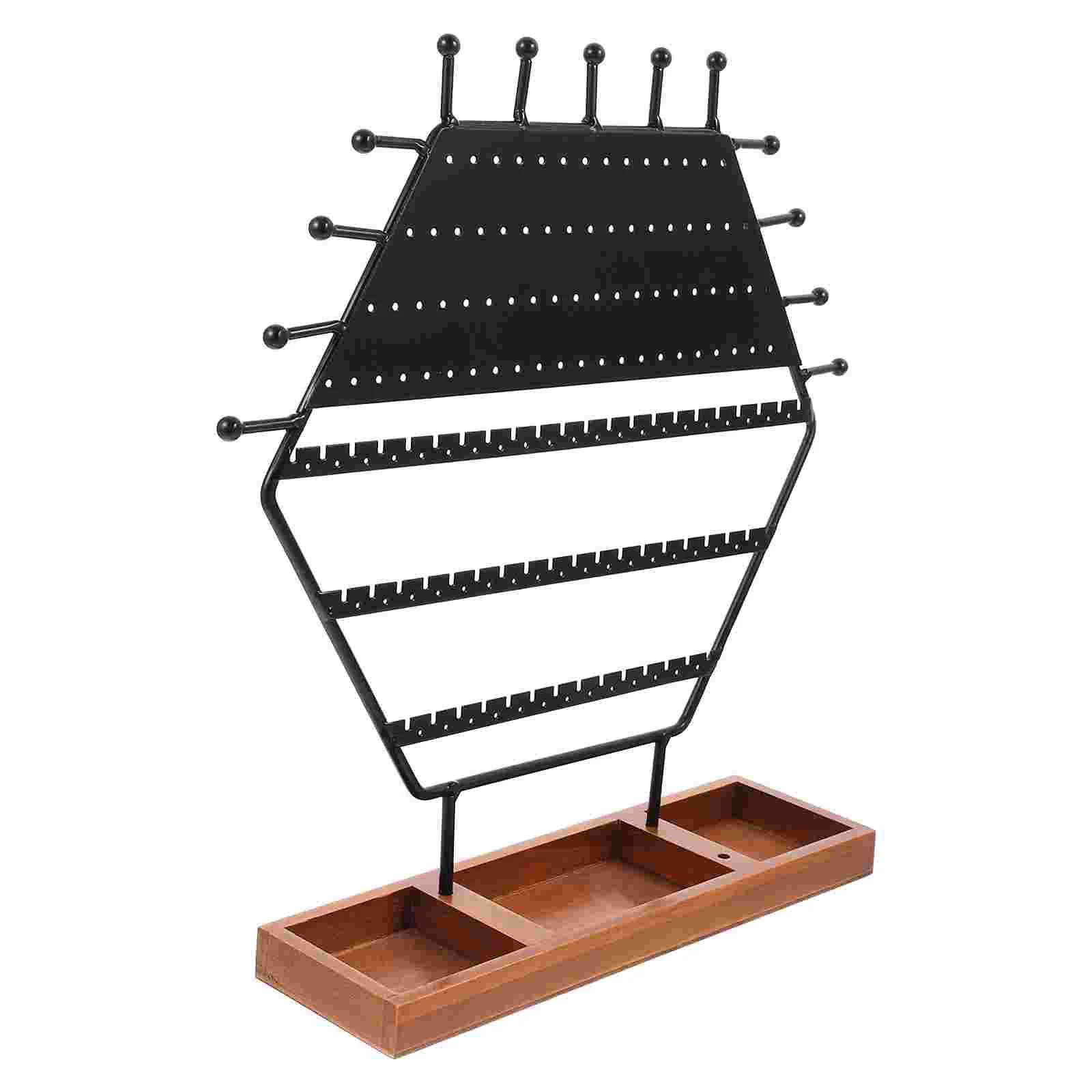 

Necklace Storage Jewelry Display Selling Bracelet Holder Hanging Organizer Iron Stand