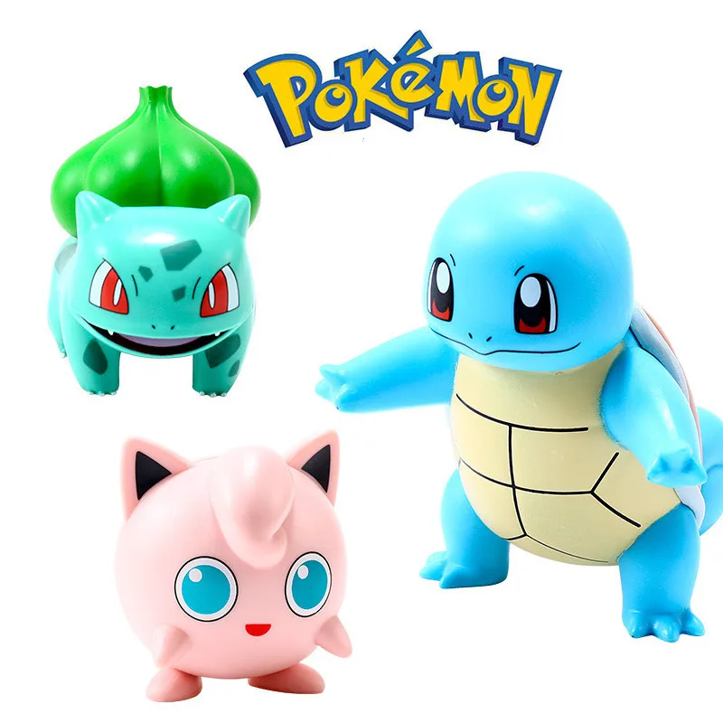 

Cute Pikachu Blind Box Pokémon Little Fire Dragon Up to Duck Elf Dream Tide Play Doll Hand-made Ornament Children's Toy Gift