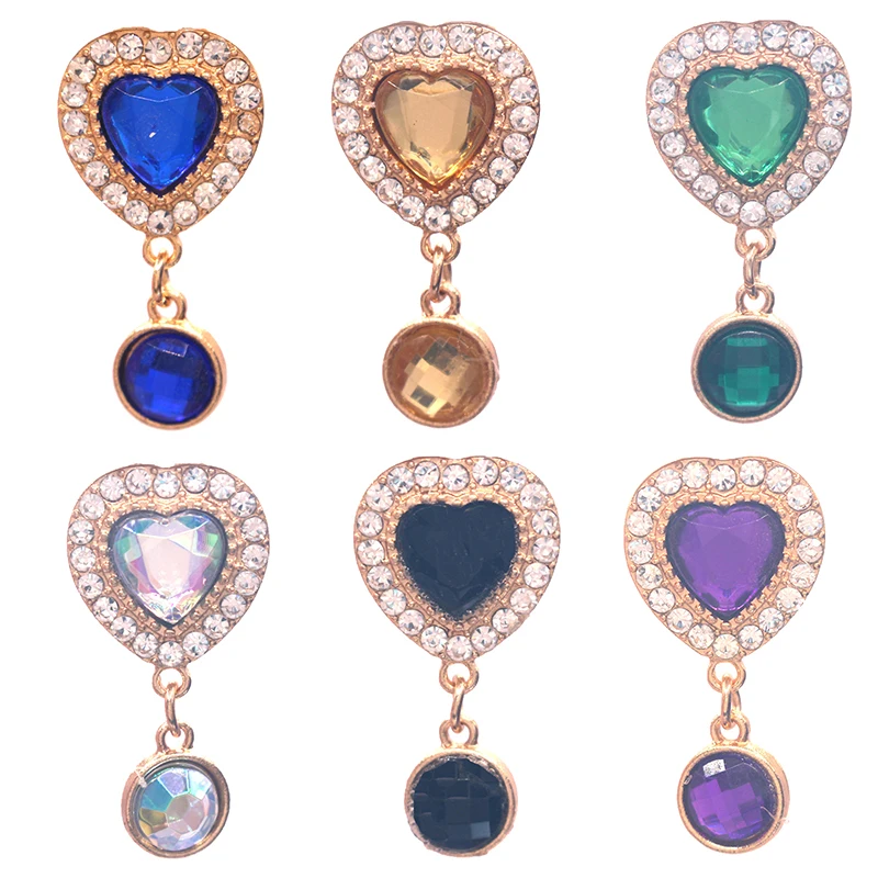 1 шт. Изысканная подвеска в виде сердца искусственная Подвеска для одежды