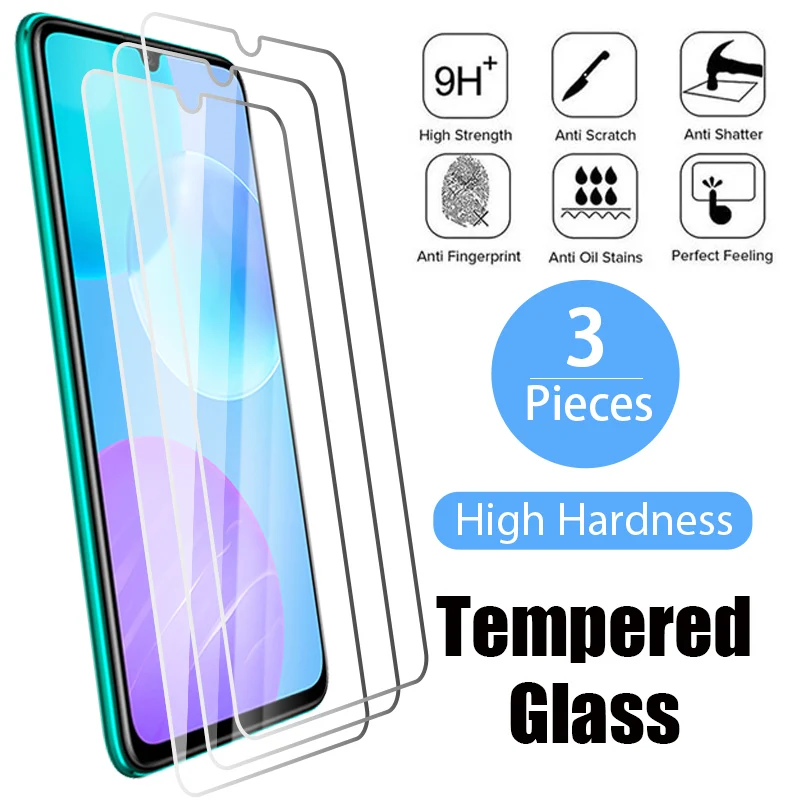 

Закаленное стекло для Honor 30 20 10 9 8 50 lite pro 30i 20i, стекло для Honor 8X 9X Premium 8C 9C 8A Pro 8S 9S, стекло, 3 шт.