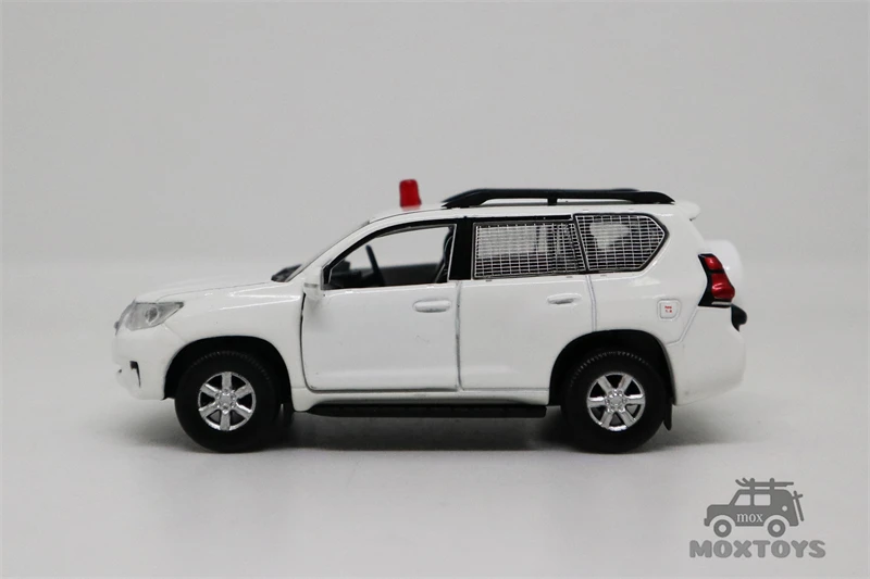 Крошечный 1:64 Toyota Prado 2018 Пожарная служба Гонконга литый под давлением модель