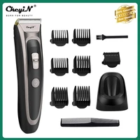ckeyin hair clipper rechargeable titanium ceramic hair trimmer electric beard shaver hair cutting machine barber haircut tool