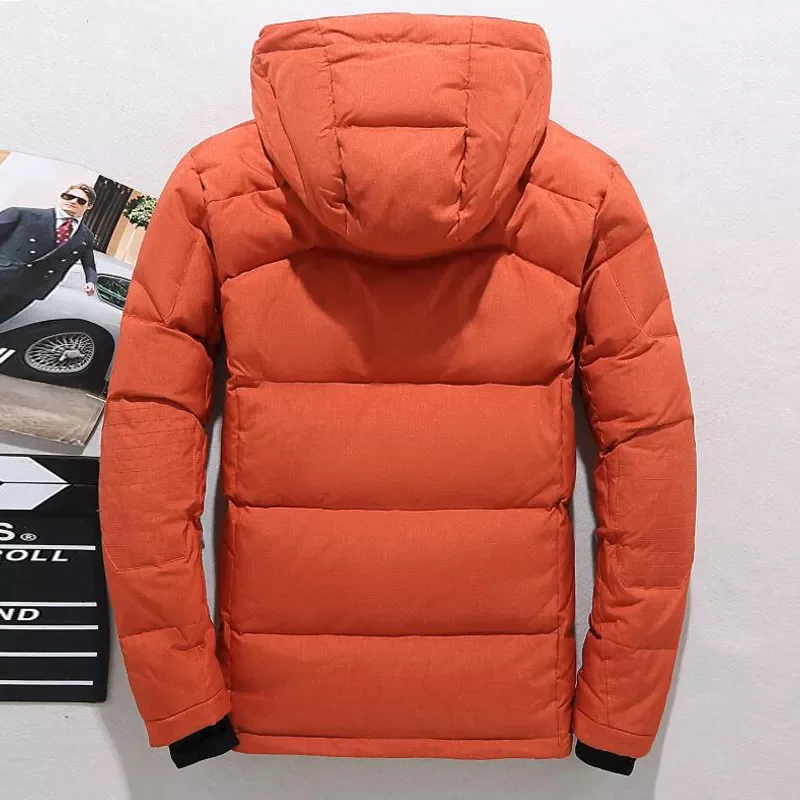 New2022 Winter Jacket Men Casual White Duck Down Warm Hooded Coats Mens Outwear Windbreaker Thicken Parkas 4XL abrigo hombre cas