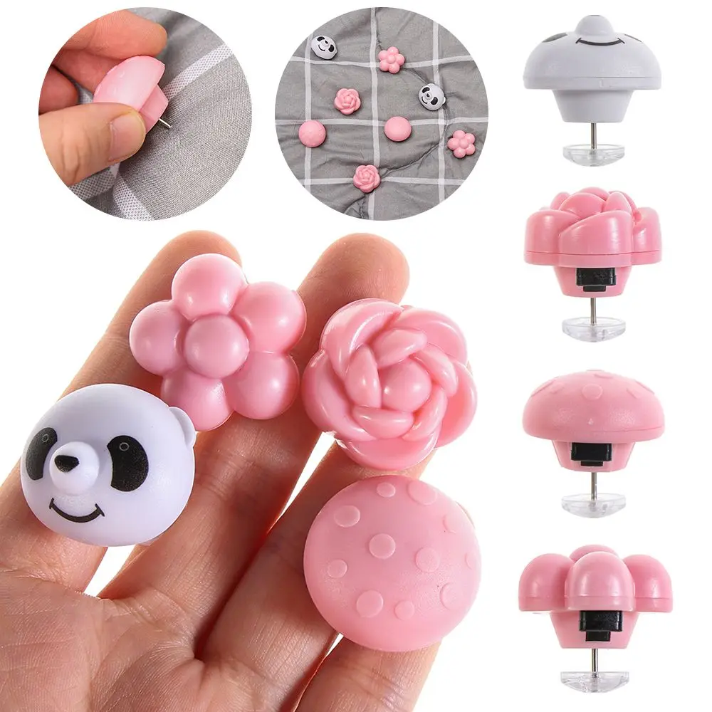 

Garment Slip Quilt Blanket Holder Panda Mushroom Quilt Holder Quilt Fixer Mattress Clip Bed Sheets Buckle
