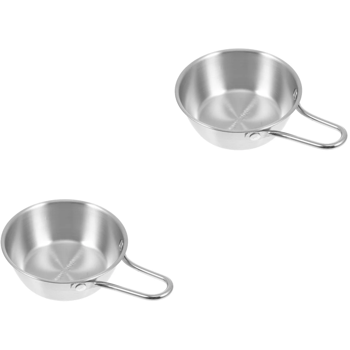 

Bowl Korean Stainless Steel Bowls Rice Ramen Handle Cup Soup Serving Cold Pot Cooking Metal Exquisite Container Makgeolli