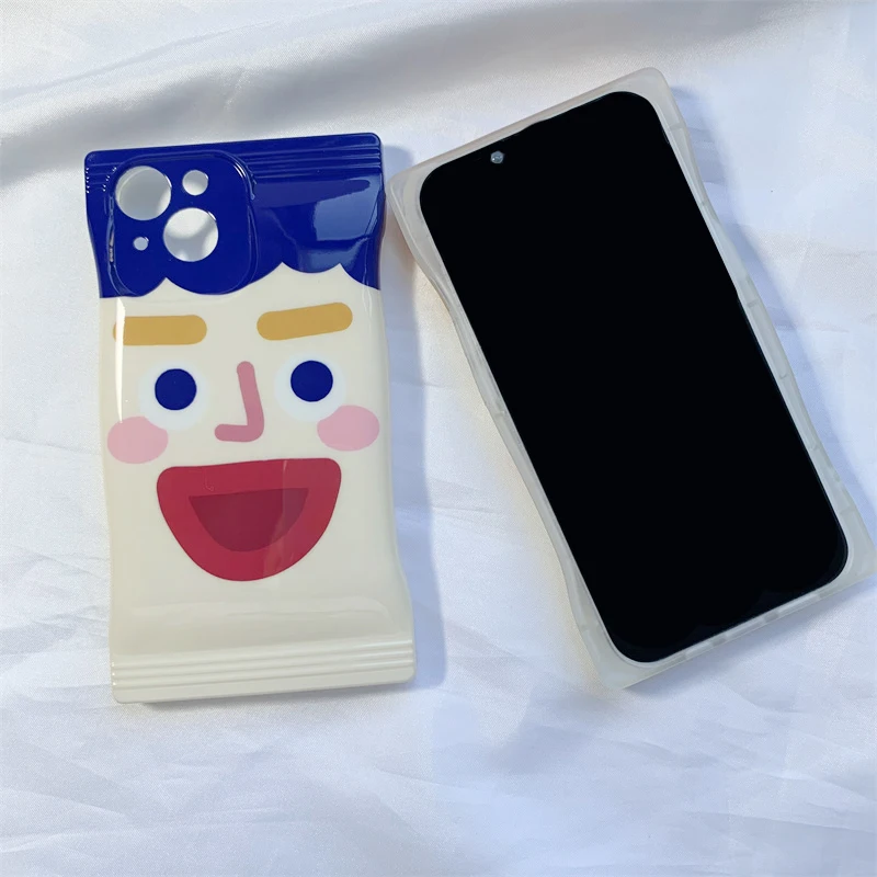 Soft Silicon Apple Funny Phone Case For iPhone 14 13 11 Pro Max 12 Mini Plus XR XS Max Luxury Clear Back Cover Funda Coque