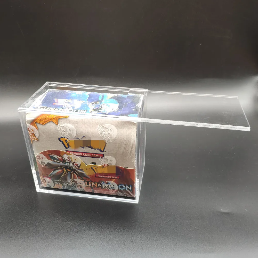 Французский Покемон Booster Box Edition Дисплей Чехол Элитный тренажер Pokenon защитный