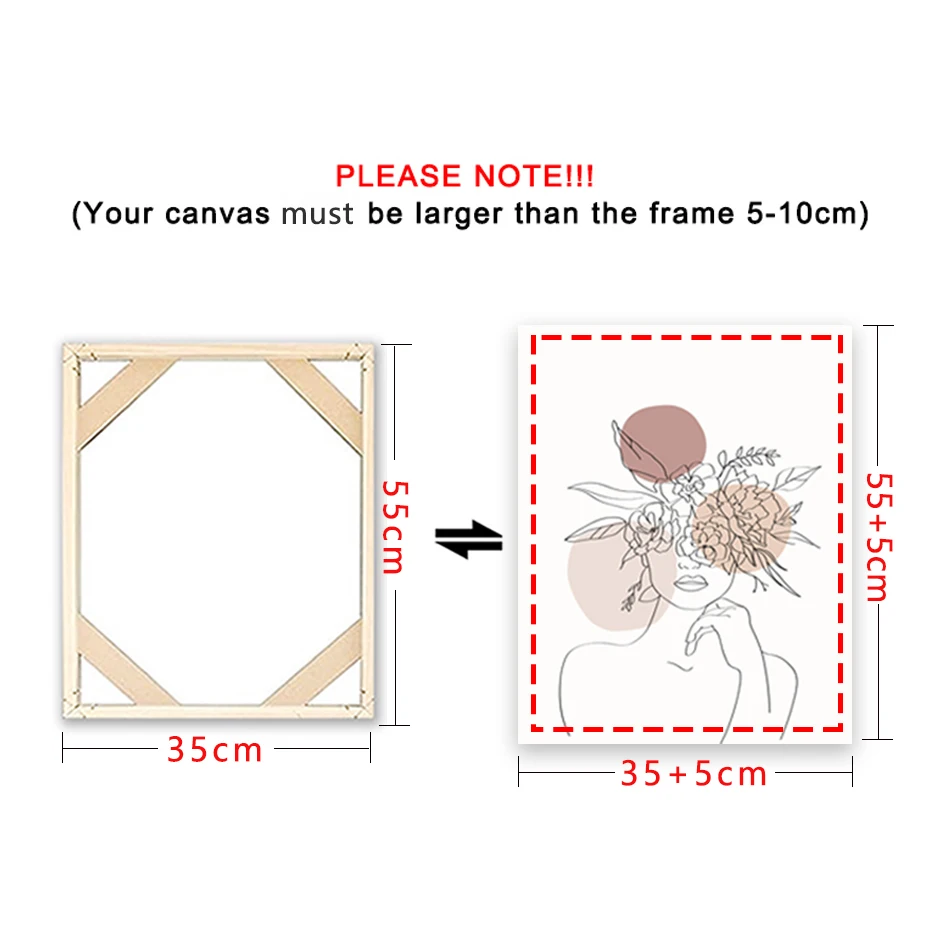

Набор Для Самостоятельной Сборки Деревянной Рамы Для Картин На Холсте - Настенный Декор Для Масляных Картин