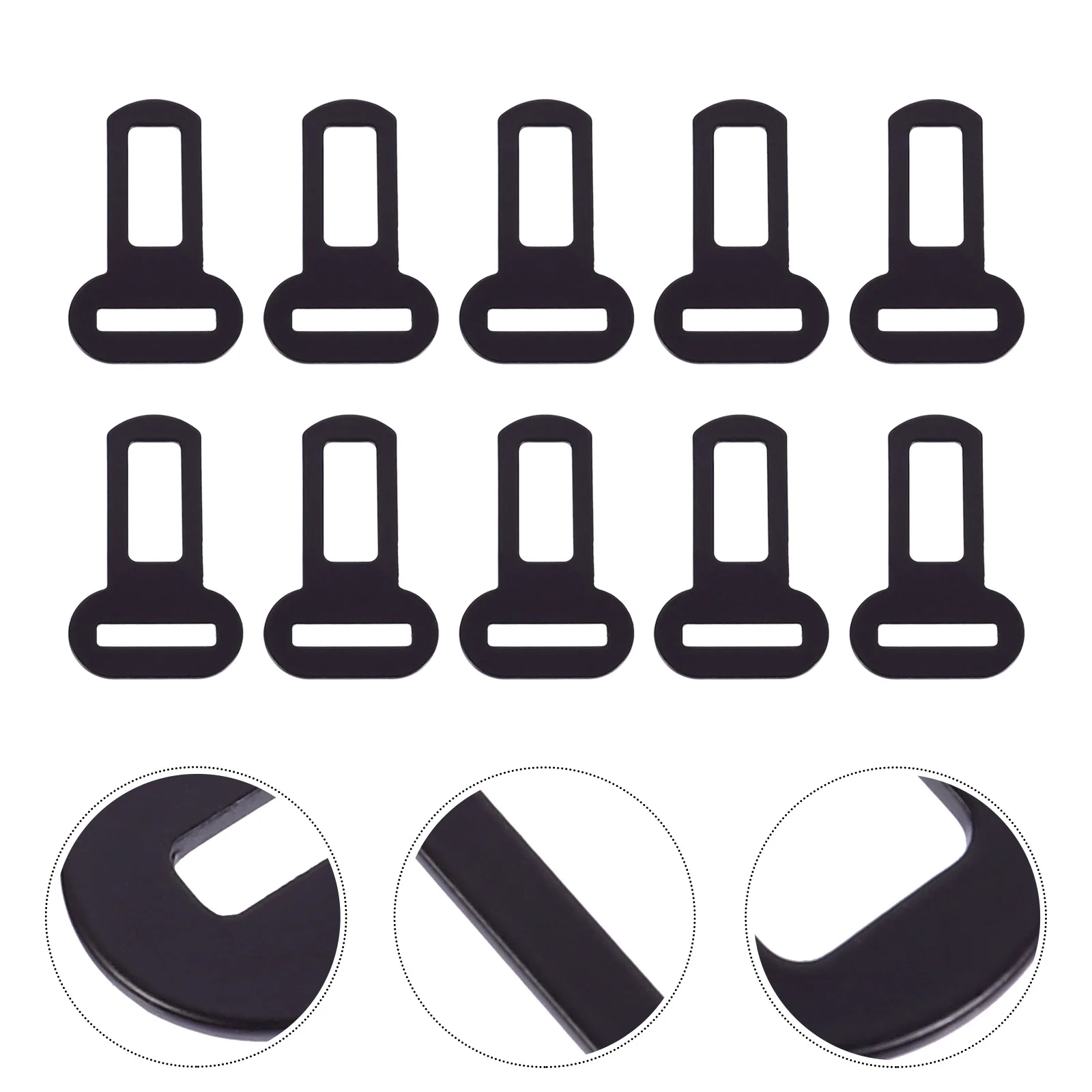 

Buckle Belt Dog Clip Car Buckles Seatbelt Metal Rope Hauling Auto Webbing Belts Fasteners Alarm Stopper Buffer Silencers