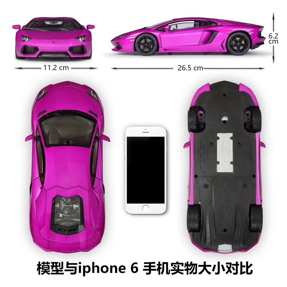 Модель спортивного автомобиля WELLY 1:18 Lambo Aventa LP700 модель из сплава готовая игрушка