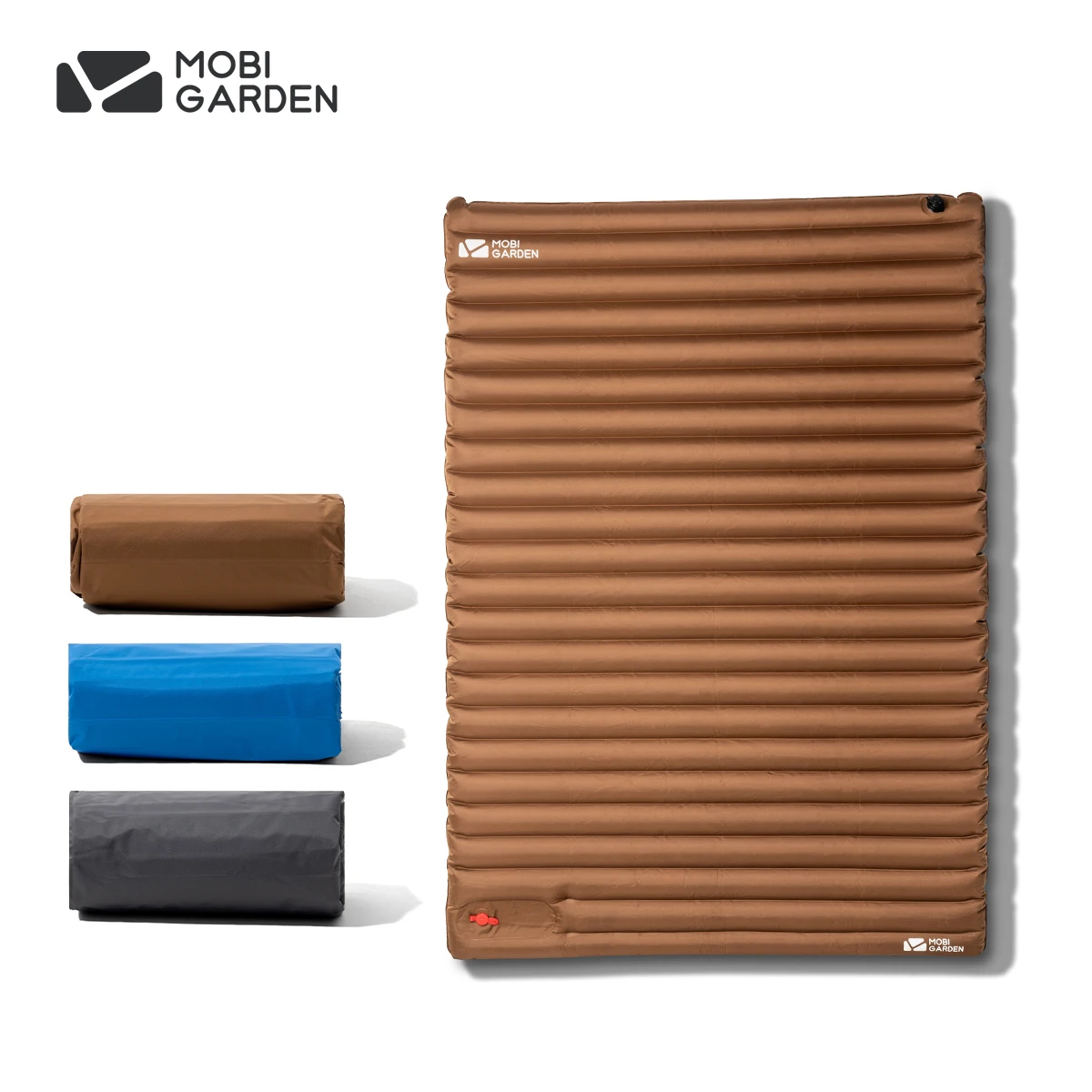 

MOBI GARDEN Single and Double Inflatable Bed Portable Outdoor Camping Moisture-proof Pad Portable Air Mattress Inflatable Pad