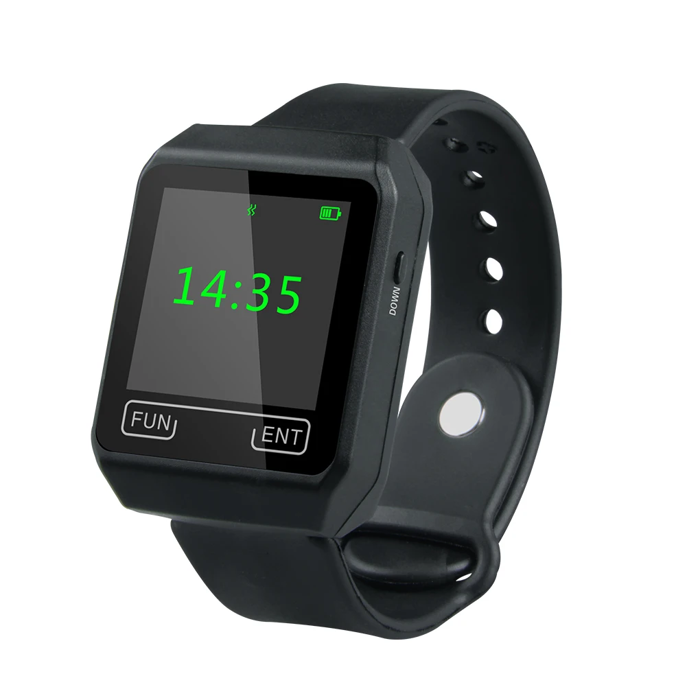 

wireless three-keys calling server calling system for watch pager restaurant