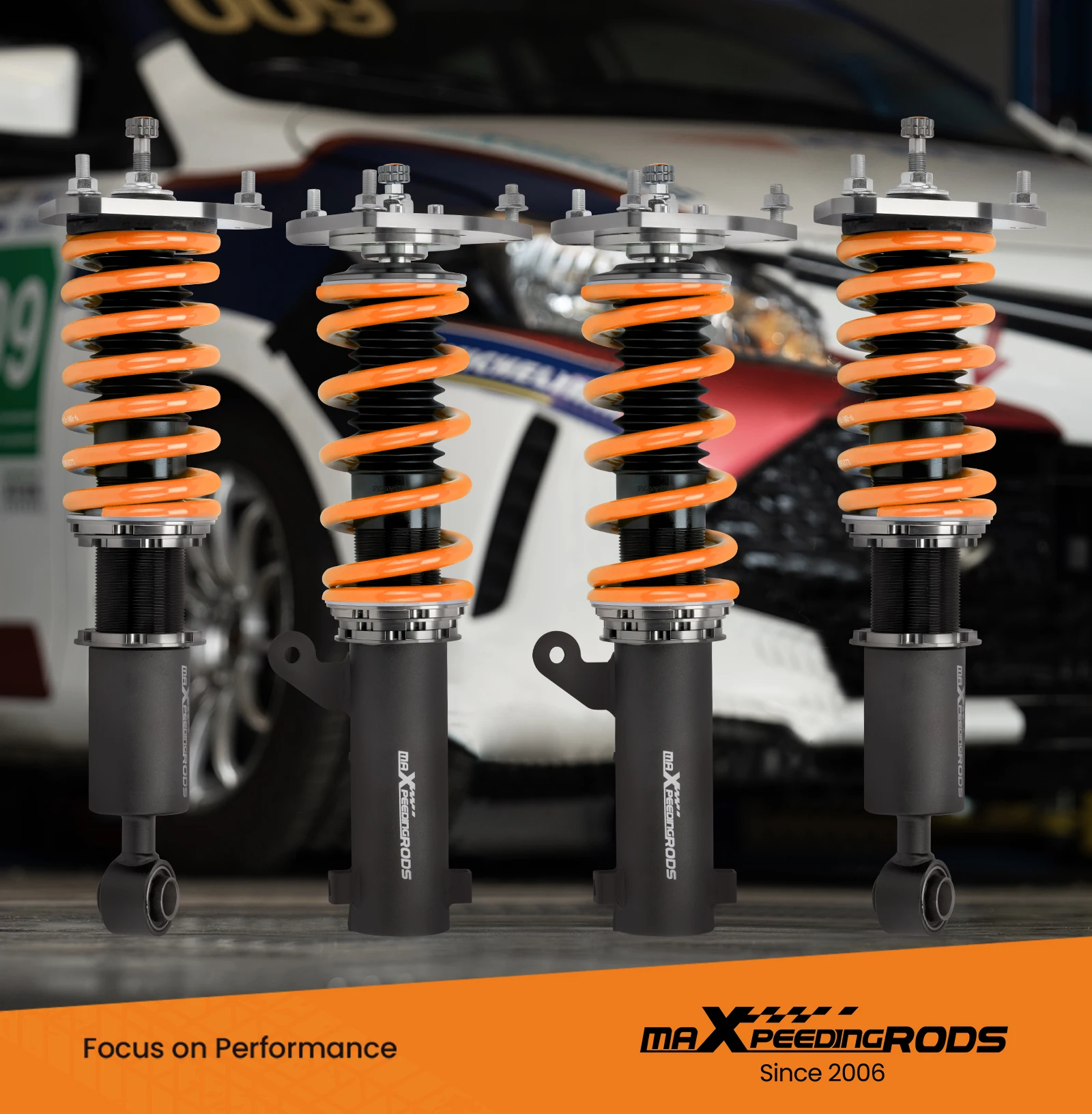 

Coilovers 24-Way Damper For NISSAN 370Z Z34 2009+ Shock Absorber 24 Levels Adjustable Spring Kit For Z34 G37 Dampering Force