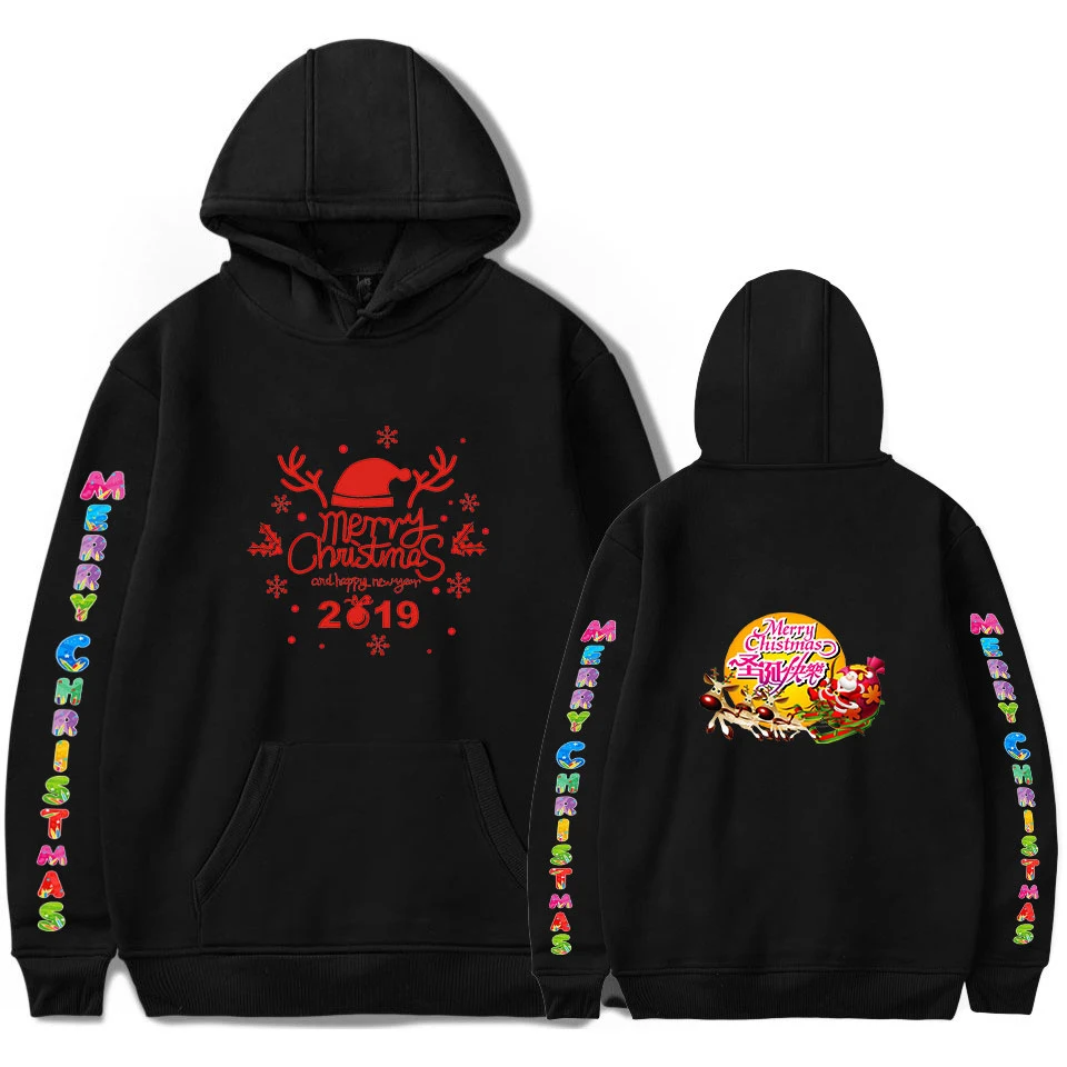 New Arrival Christmas Hoodies Men Casual Pullover Sweatshirt Sudadera Hombre Male Hoodie 2021 Fashion Tops