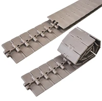 1meters 820 k250 width63 5mm flat top pom chain plate line plastic conveyor belt straight