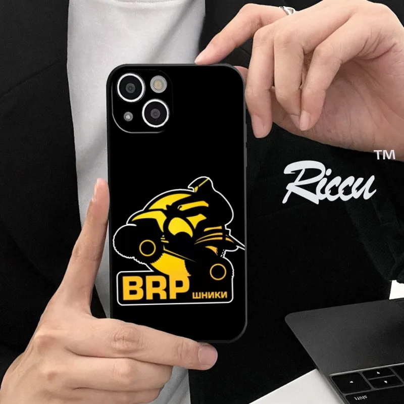 Can Am Team Brp Rotax Racing Phone Case FOR IPhone 14 13 11 12 Pro 8 7 Plus X Pro MAX XR XS MINI Soft Silicone Black Brp Covers