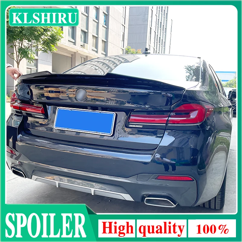 

Для BMW G30 G38 520i 535i 530i 525i 2017-2021 PSM стиль автомобиля ABS пластик Неокрашенный праймер задний Багажник крыло губа спойлер