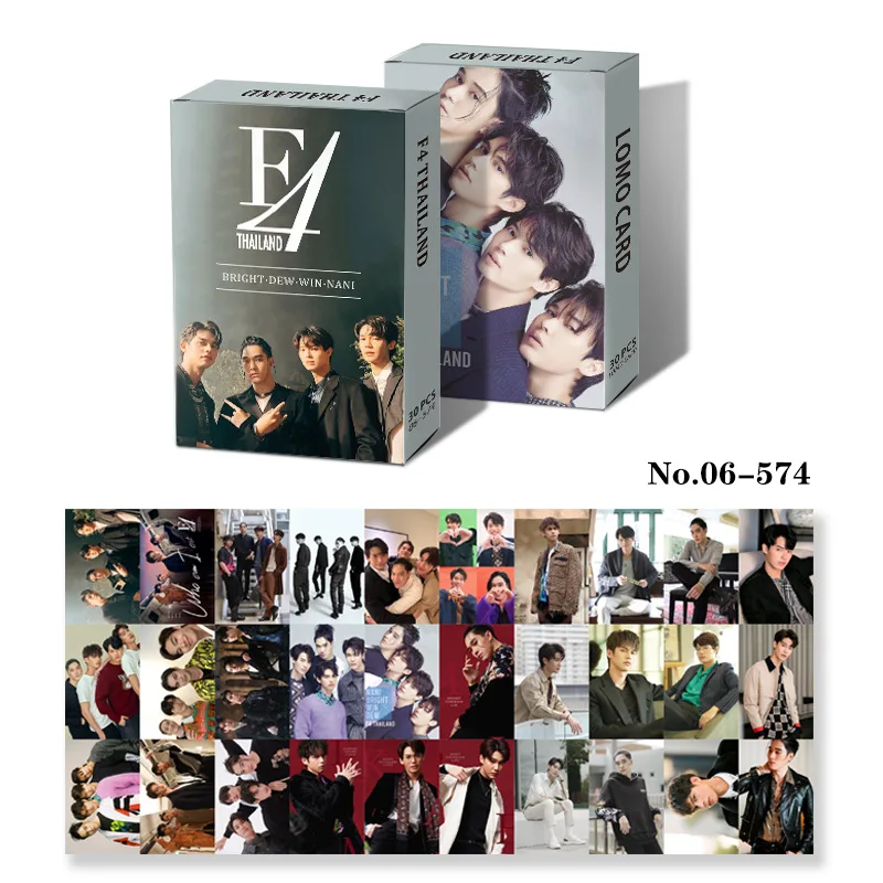 30 шт./компл. Kpop Тайланд F4 Dew Brightwin mewперф Taynew Earthmix YINWAR OffGun фотокарты HD Lomo Crads для фанатов коллекционный подарок