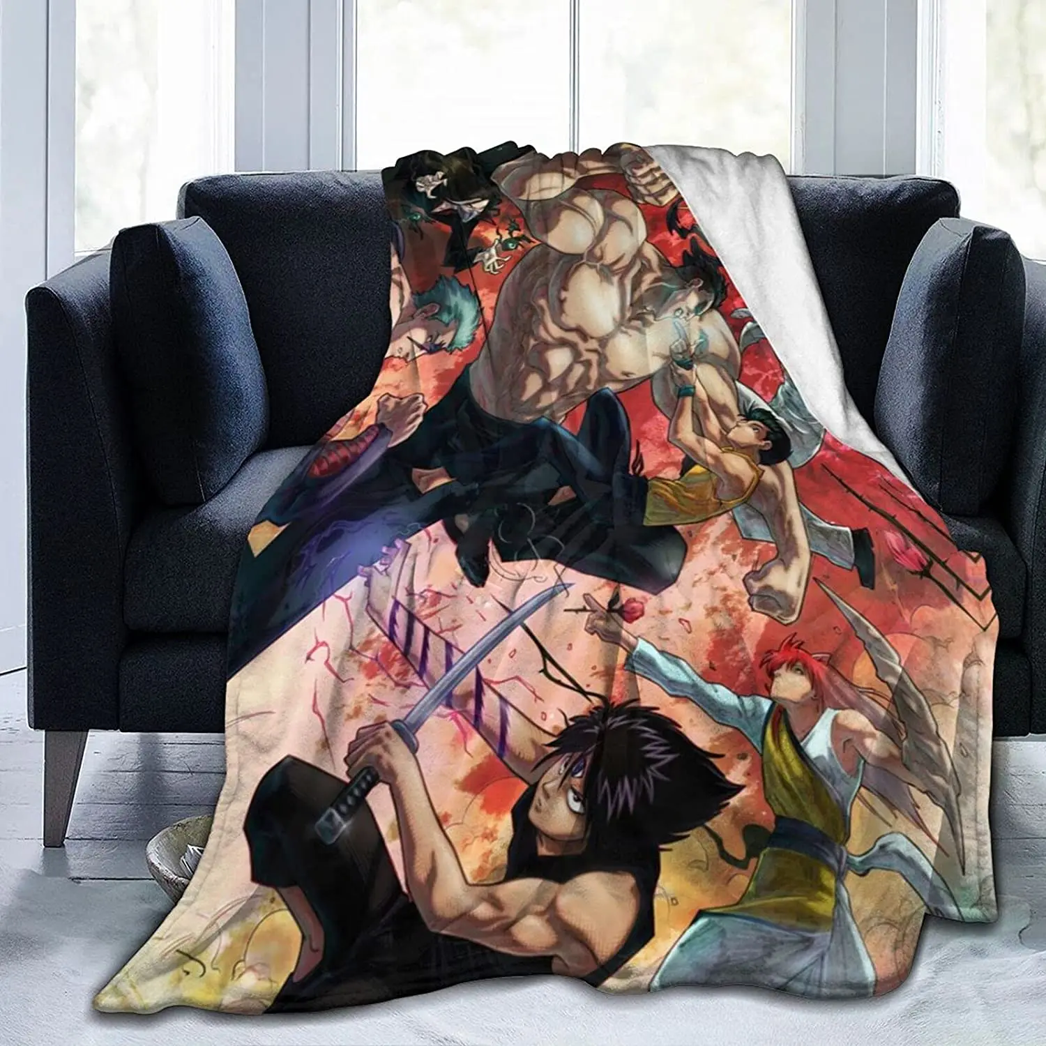 

Younger Toguro Fluffy Soft and Comfortable Blanket, Anime Warm Embrace of Sympathy