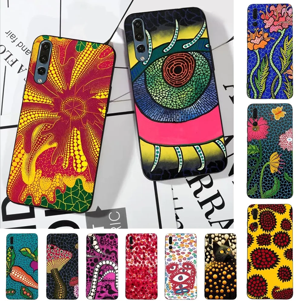 

Yayoi Kusama Art Phone Case For Huawei P 8 9 10 20 30 40 50 Pro Lite Psmart Honor 10 lite 70 Mate 20lite