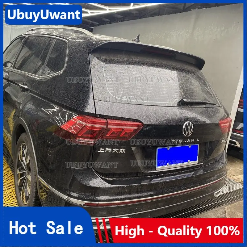 

Спойлер для Volkswagen Tiguan L 2017-2021 2022 Tiguan L высококачественный материал ABS заднее крыло автомобиля грунтовка цвет задний спойлер