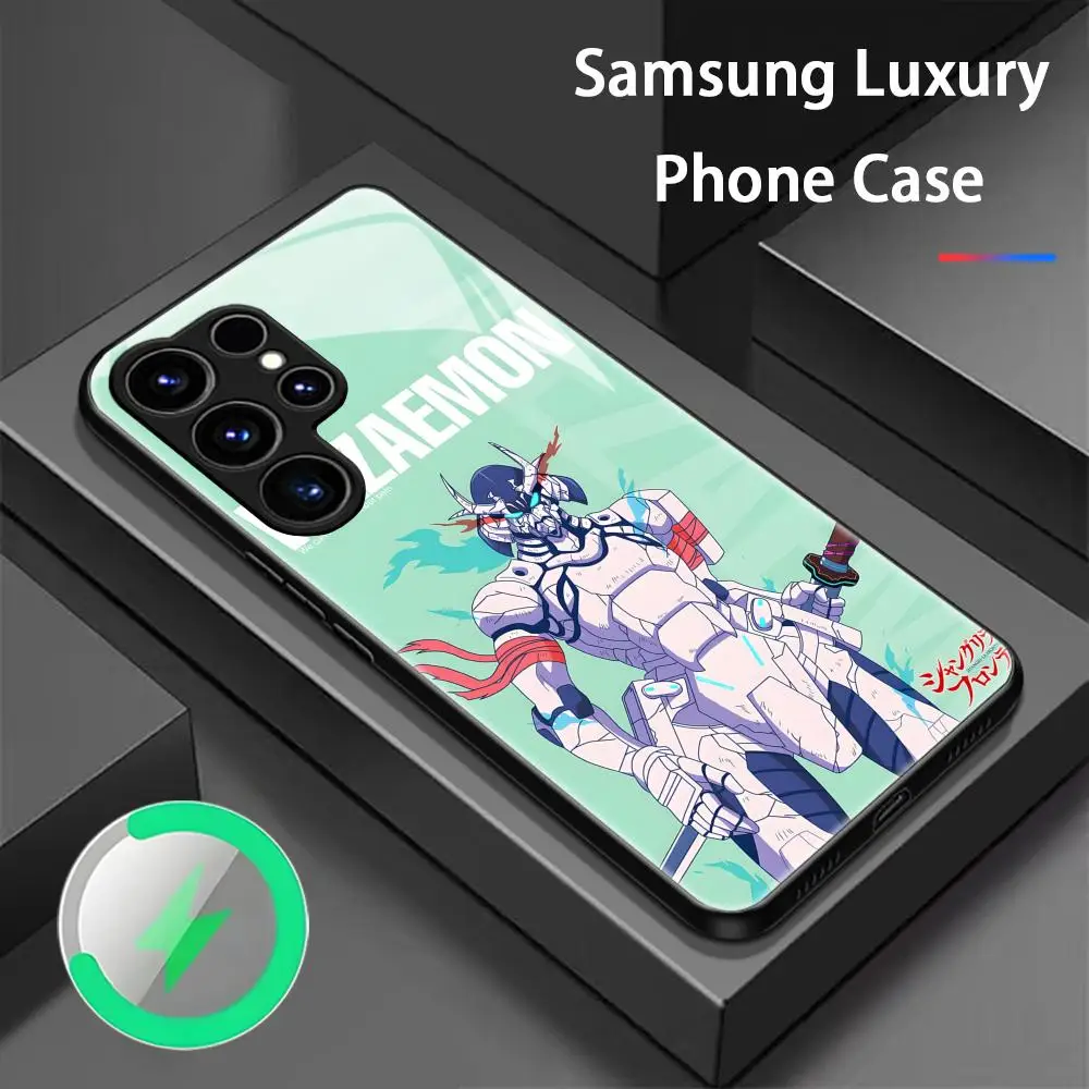 Фото Чехол для телефона Shangri-La Frontier для Samsung S26 S25 S24 S23 S22 S21 Plus Ultra Note20, стеклянный магнитный чехол №2