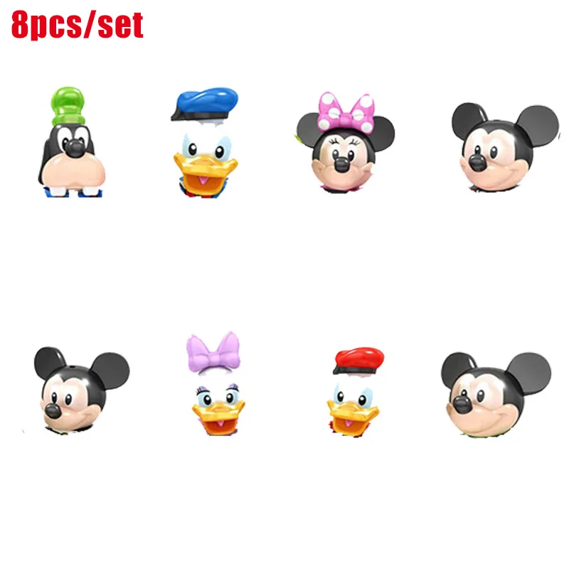 Мини-фигурки Disney 3D модель Микки и Минни Goofy сделай сам строительные блоки игрушки