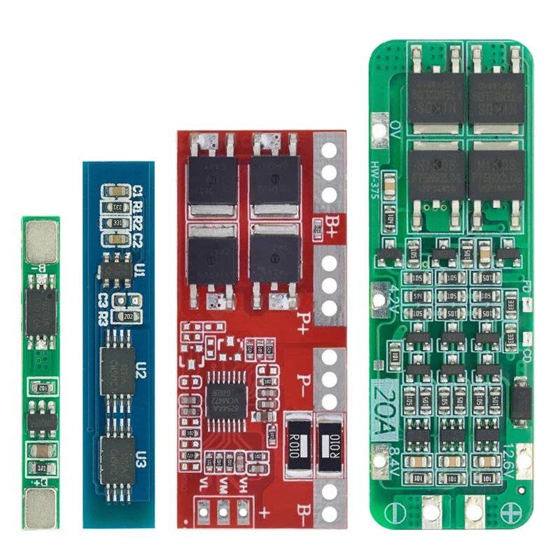 1S 2S 3S 4S 3A 20A 30A Li-ion Lithium Battery 18650 Charger PCB BMS Protection Board For Drill Motor Lipo Cell Module