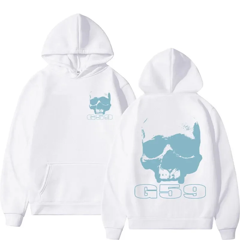 Осень/Зима 2024 мужская толстовка с винтажным узором в стиле Харадзюку модная