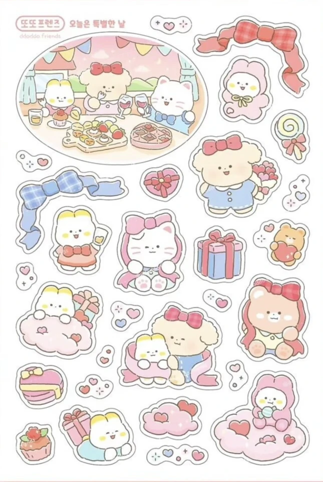 Милая наклейка с медведем, мультяшное украшение своими руками, креативная наклейка