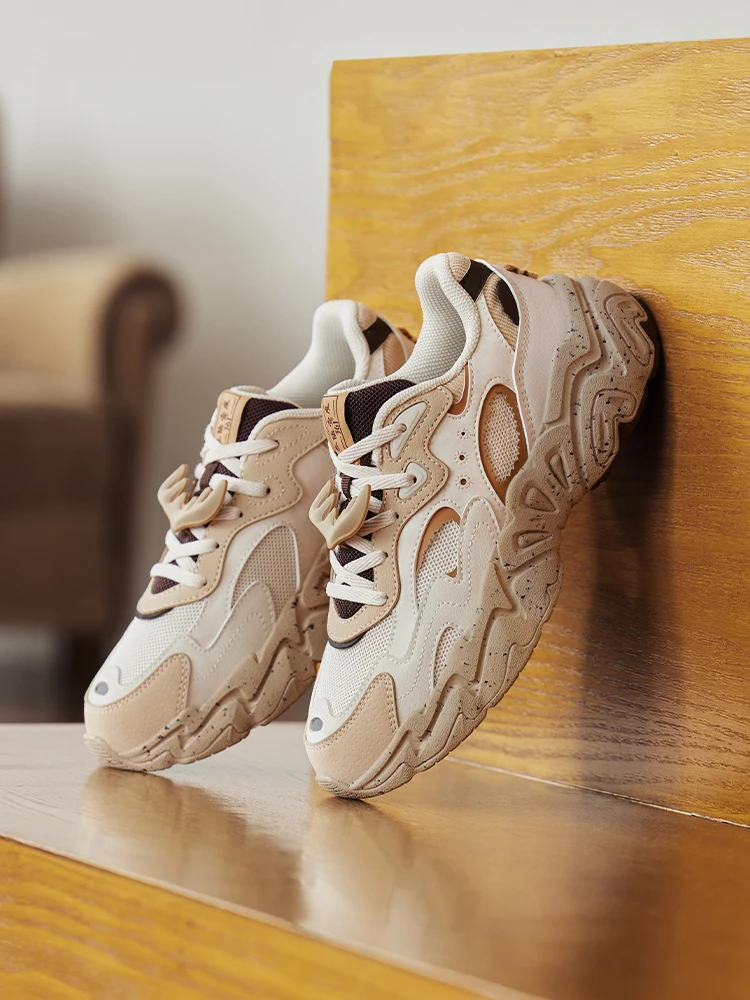 Фото Xiaolu Shoes 361, женская спортивная обувь, лето 2024, универсальная женская повседневная обувь в стиле ретро на толстой подошве, увеличивающая рост №5