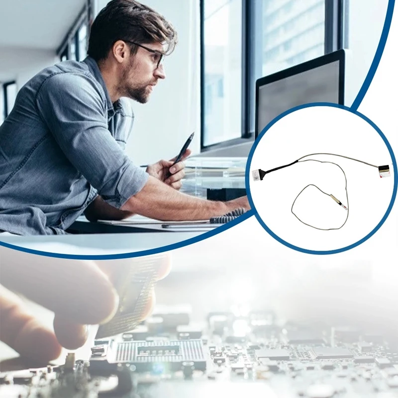 Кабель для экрана ноутбука HP 15-DA 15-DB DB0007TX 15Q-DS 15G-Dr TPN-C135 C136 Epk50 Screen Cable DC020031F00 Edp 30Pin |