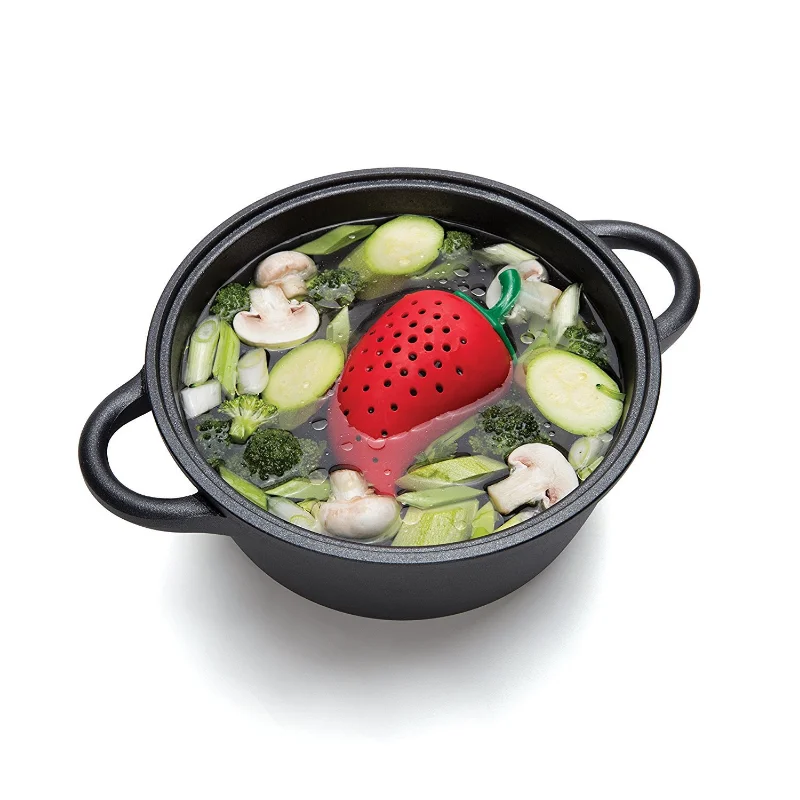 

Фильтр для специй и Чили, силиконовый травяной инфузер для тушения и супа, инструмент для заварки, кухонные приспособления, кухонные инстру...