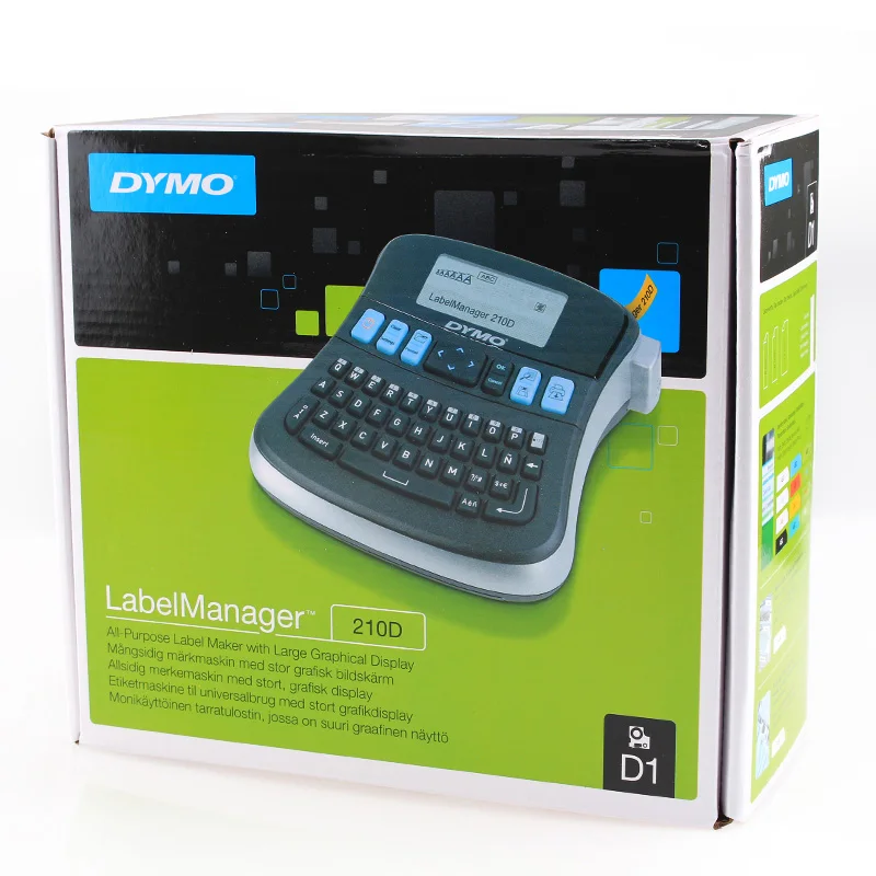 Ручной портативный принтер ярлыков Dymo LM 160/Dymo280/Dymo210D на английском языке ярлык для