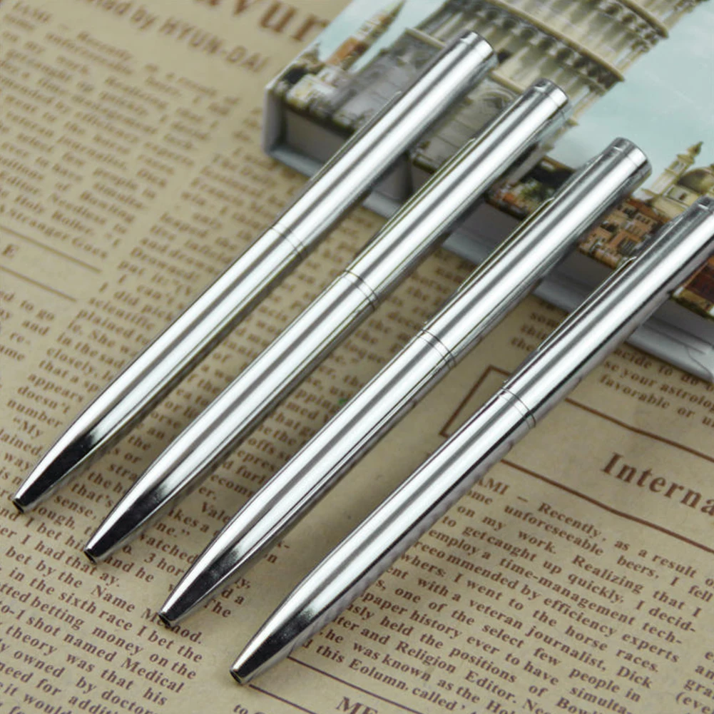 

Mini Metal Ballpoint Pen Rotating Pocket-size Pen Portable Ball Point Pen Small Oil Pen Exquisite Brief