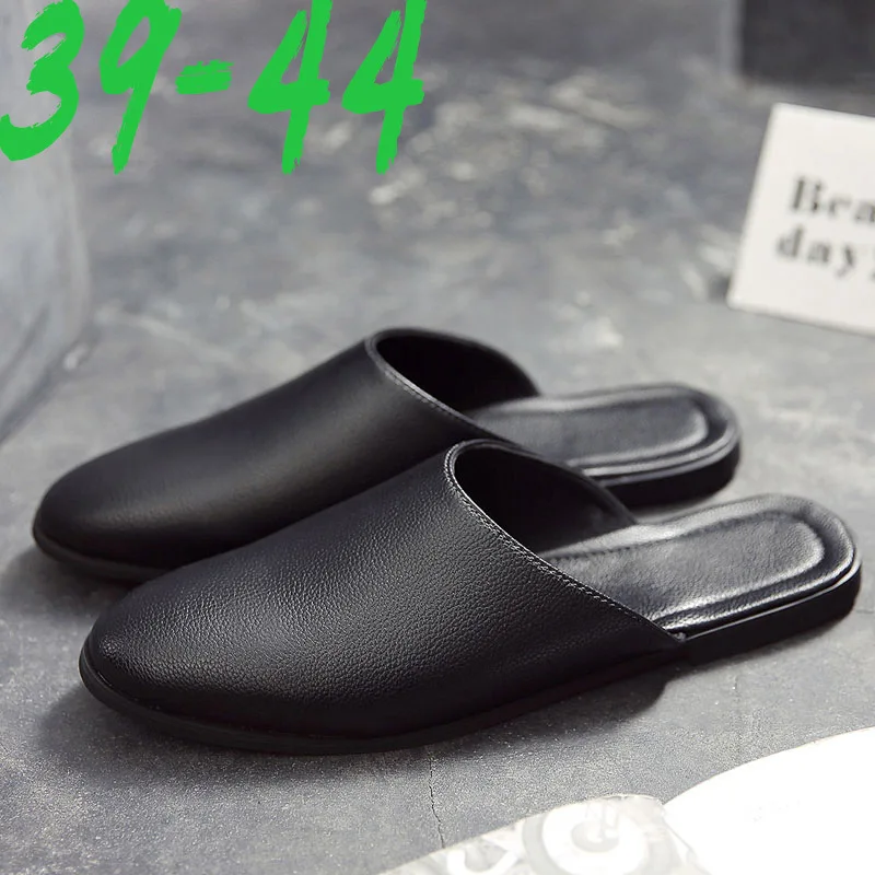 

2022 summer new men's home Korean half-support shoes men's fashion new bag head slippers