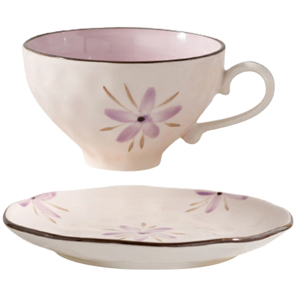

Ceramic Espresso Cups Tea Mug Gifts Set Porcelain Tea Set Vintage Coffee Cups Afternoon Tea Cup Business Cup Saucer Set