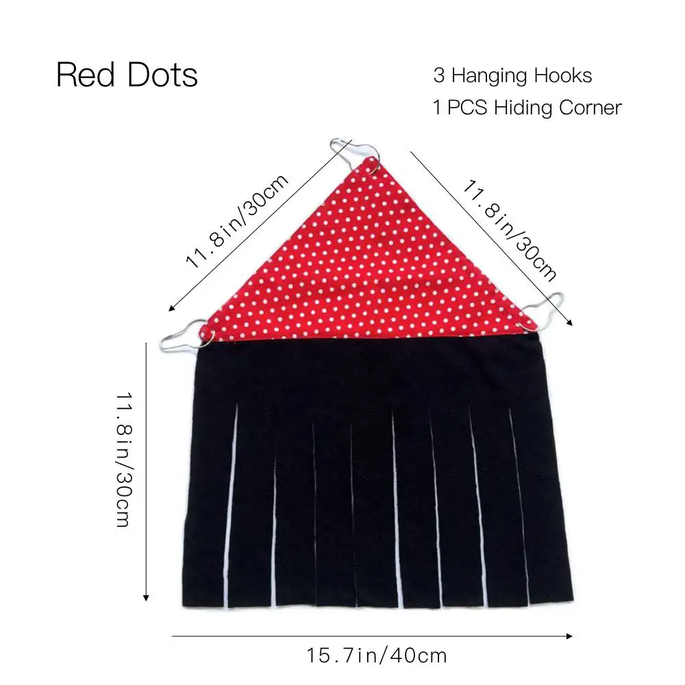 Гамак для хомяка подвесное гнездо голландской крысы милый разноцветный