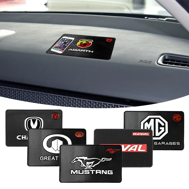 

7.75x5.03in Car Dashboard Sticky Non-slip PVC Mat Styling Interior for Honda Civic Fit Jazz EG EK Cb650r Forza Car Accessories