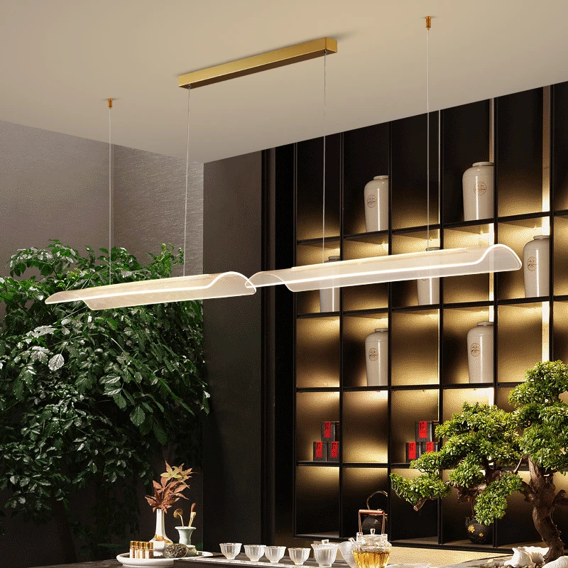 

Modern Dimming LED Chandeliers LOFT Dining Study Room Office Art Front Desk Design Tea Room Hanging Lights Illumination Lighting