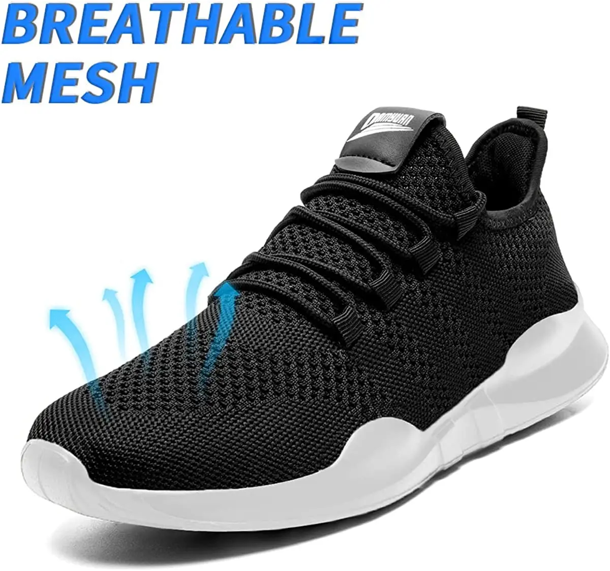 Damyuan Sport Running Men Shoes Air Mesh Breathable Men Sneakers Cushioning Casual Balck Shoes Lightweight Zapatillas De Deporte