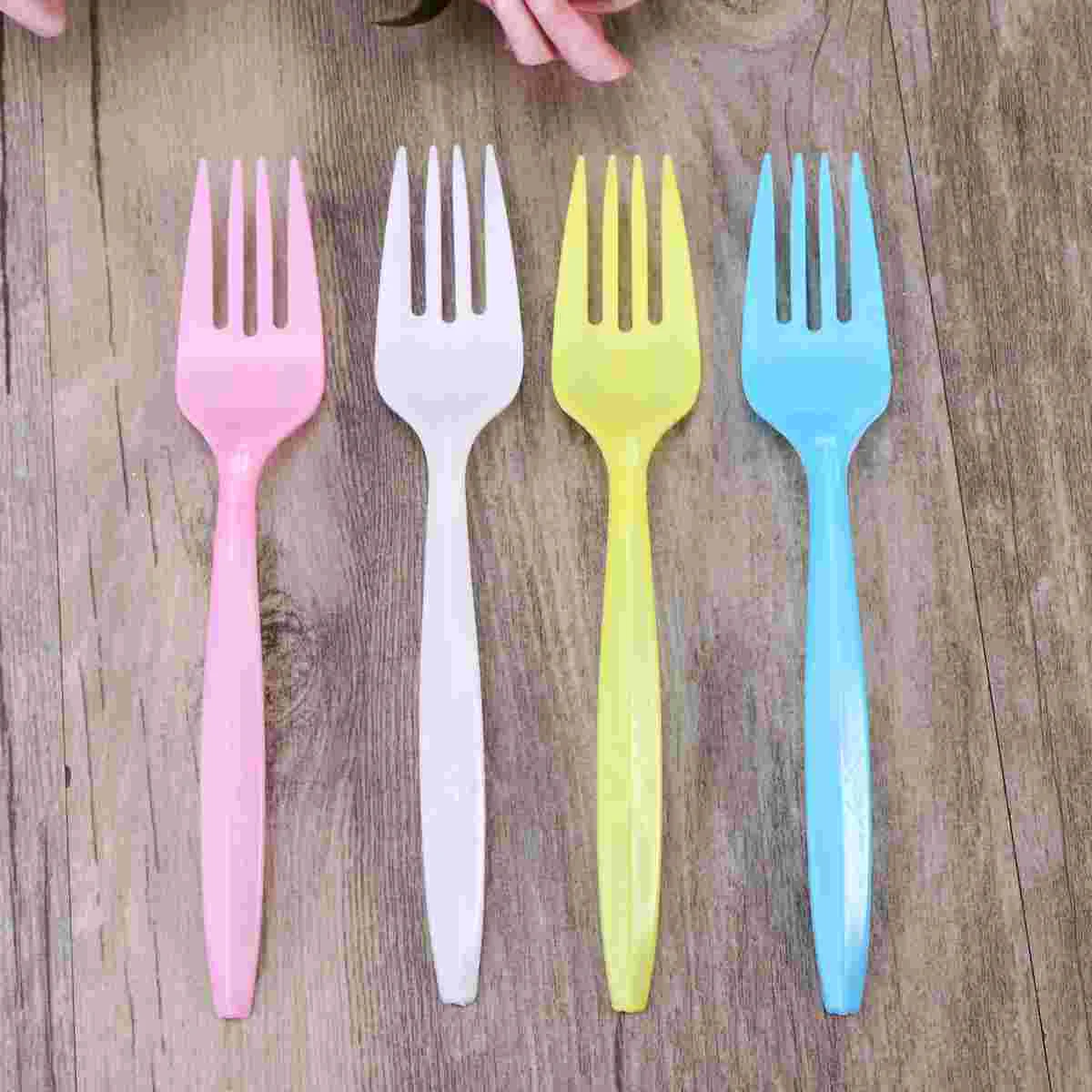

Silverware Set Picnic Cutlery Set Utensil Cake Dessert Forks Portable Utensil Portable Dinnerware Set