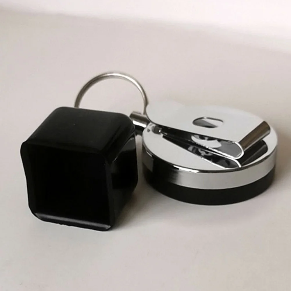 

Billiard Telescoping Chalk Holder Snooker Pool Cue Chalk Holder Keychain Retractable Rope Chalks Holder With Mounting Clip