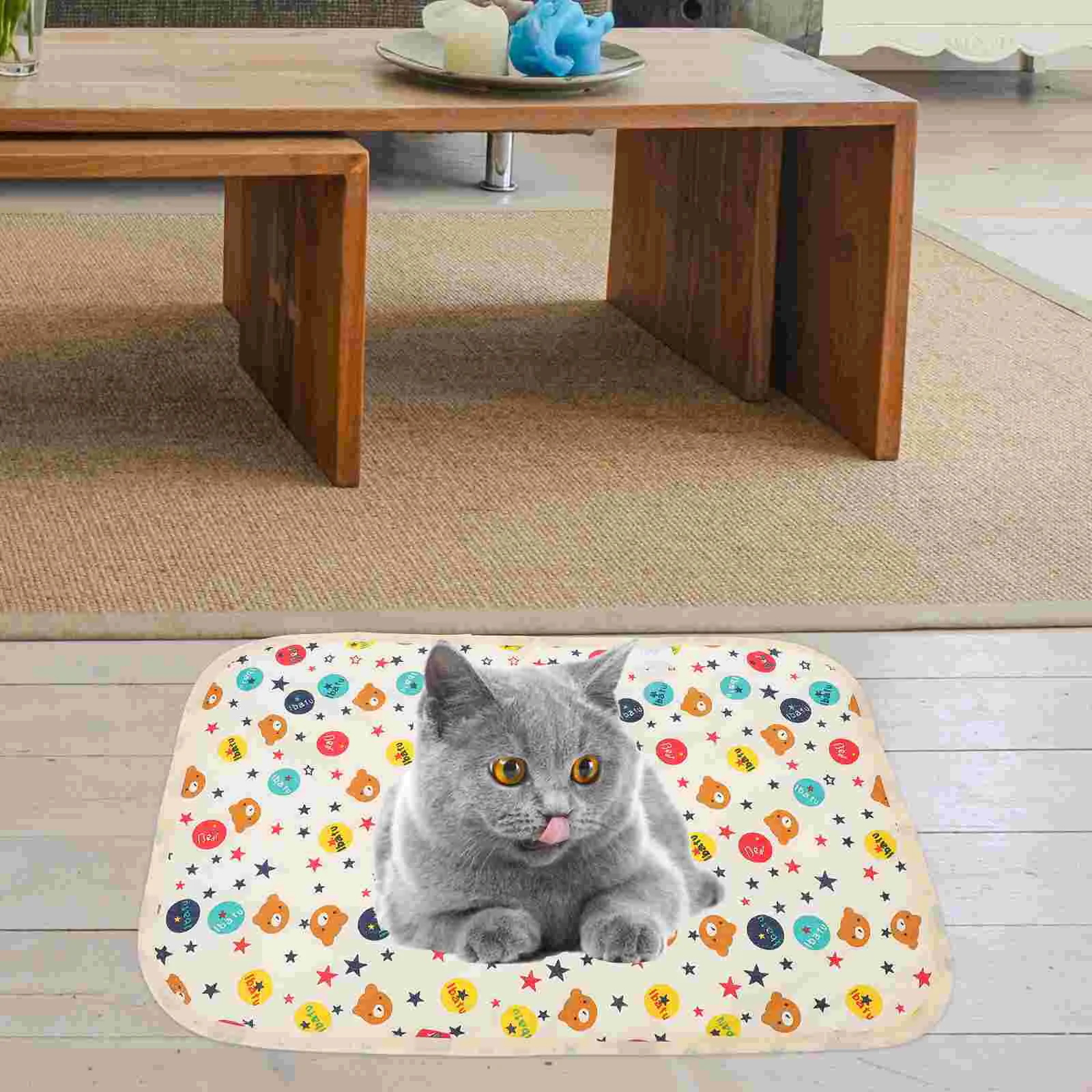 

Pads Pee Dog Washable Puppy Reusable Dogs Pad Training Mat Non Pet Crate Bed Supplies Potty Toilet Large Doggie Buddy Waterproof