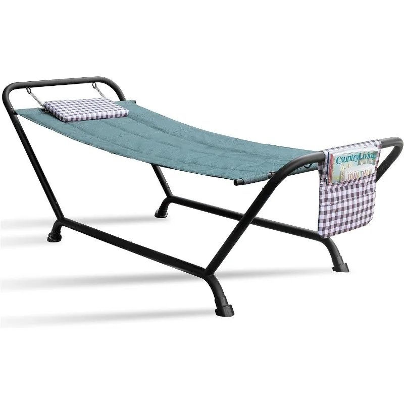 

Sorbus Cozy Hammock Bed- Patio Hammock with Stand w/Pillow and Storage Pockets- Heavy Duty 500lbs Support- Durable Outdoor